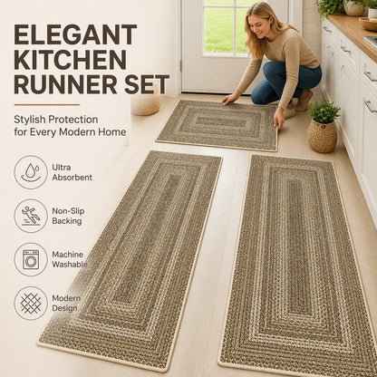 📢📢50% DE RÉDUCTION !! ⏰Tapis de Couloir Tissé Élégant