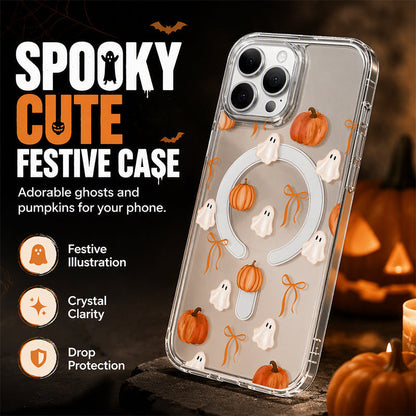📢📢40% DE RÉDUCTION !! ⏰Coque de téléphone transparente Halloween mignonne