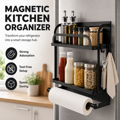 📢📢40% DE RÉDUCTION !! ⏰Organisateur magnétique pour réfrigérateur