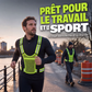 📢📢40% DE RÉDUCTION !! ⏰Gilet réfléchissant haute visibilité, équipement de course à pied de sécurité ajustable avec poche