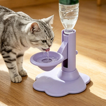 📢📢40% DE RÉDUCTION !! ⏰ Fontaine à Eau pour Chat à Hauteur Réglable – Ergonomique, Anti‑éclaboussure, Pratique ✨