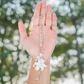 Elegant Floral Car Charm