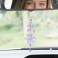 Elegant Floral Car Charm