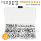 🎉 40 % DE RÉDUCTION ! 🔧 Kit Assortiment d'Écrous à Sertir Moletés – 165 Pièces, M3 à M10, Installation Facile & Alliage d'Aluminium ✨