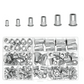 🎉 40 % DE RÉDUCTION ! 🔧 Kit Assortiment d'Écrous à Sertir Moletés – 165 Pièces, M3 à M10, Installation Facile & Alliage d'Aluminium ✨