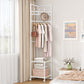 📢📢40% DE RÉDUCTION !! ⏰ Portant à Vêtements Gain de Place – Fer – Design Compact & Crochets Multiples for Chambre & Buanderie ✨