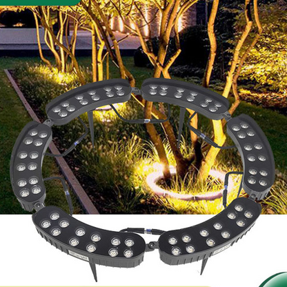 📢📢40% DE RÉDUCTION !! ⏰Anneau Lumineux pour Arbre Extérieur IP65 Étanche