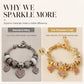 DIY Beaded Detachable Heart Charm Bracelet