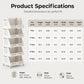 📢📢40 % DE RÉDUCTION !! ⏰ Organisateur de Rangement Pliable à Plusieurs Niveaux – Roulettes 360° & Gain de Place for Un Intérieur Organisé et Mobile ✨📦