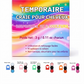 📢📢40% DE RÉDUCTION !! ⏰ Set de craies capillaires temporaires pour filles