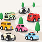 📢📢40% DE RÉDUCTION !! ⏰ Lot de 12 Mini Voitures Cartoon – Plastique Résistant – Véhicules à Friction pour Enfants de 3 Ans et Plus 🏎️