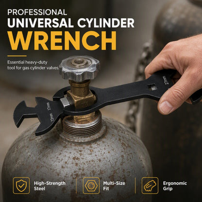 📢📢40% DE RÉDUCTION !! ⏰ Clé Multifonction pour Bouteilles de Gaz – Acier au Manganèse – 6 Tailles de Fentes Compatibles for Ateliers de Soudage & Maintenance 🛠️