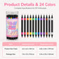 📢📢40 % DE RÉDUCTION !! ⏰ Set de 12 stylos nail art – Double pointe, tracé précis et créativité illimitée pour des ongles élégants à la maison 🖌️