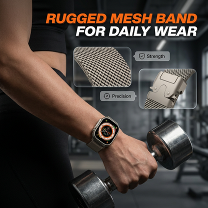 📢📢40% DE RÉDUCTION !! ⏰Stainless Steel Mesh Watch Band