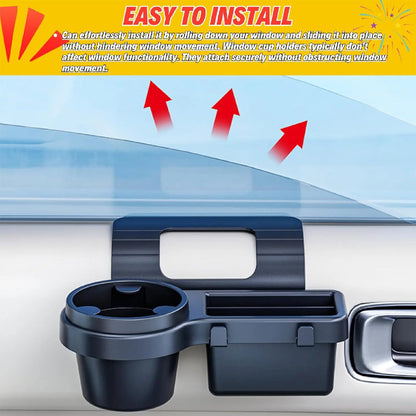 📢📢40 % DE RÉDUCTION !! ⏰ Porte-gobelet extensible – Gain de place & fixation par accrochage ✨
