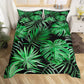 📢📢40 % DE RÉDUCTION !! ⏰Parure de Lit Motif Feuilles de Palmier Tropical