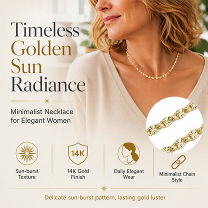 📢📢40 % DE RÉDUCTION !! ⏰ Collier chaîne plate – Plaqué or, étoiles gravées & 60 cm – Look raffiné ✨