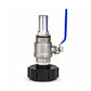 📢📢40 % DE RÉDUCTION !! ⏰Adaptateur Vanne à Bille IBC en Acier Inoxydable 304 – Raccord Universel pour Cuves 1000 L