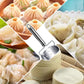 📢📢50 % DE RÉDUCTION !! ⏰Découpe-pâte à raviolis inox – Lame tranchante, manche bois, des feuilles de wonton parfaites en secondes, l’outil malin pour vos raviolis, gyoza et dim sum maison 🥢👌