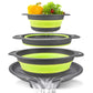📢📢40 % DE RÉDUCTION !! ⏰ Passoire pliable multifonction – Égouttoir avec base de vidange, compacte et pratique, lavez et égouttez vos aliments sans encombrer votre cuisine, puis rangez-la à plat 🌿👌