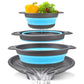 📢📢40 % DE RÉDUCTION !! ⏰ Passoire pliable multifonction – Égouttoir avec base de vidange, compacte et pratique, lavez et égouttez vos aliments sans encombrer votre cuisine, puis rangez-la à plat 🌿👌