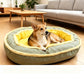 📢📢40 % DE RÉDUCTION !! ⏰Lit Confortable pour Animaux – Mousse de Soutien & Double Texture Respirante pour un Repos Douillet.