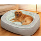 📢📢40 % DE RÉDUCTION !! ⏰Lit Confortable pour Animaux – Mousse de Soutien & Double Texture Respirante pour un Repos Douillet.