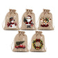 📢📢40 % DE RÉDUCTION !! ⏰ Sacs cadeaux Noël – Imprimés festifs, cordon & réutilisables ✨
