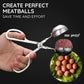 📢📢40 % DE RÉDUCTION !! ⏰ Pince à Boulettes de Viande en Acier Inoxydable 304 – Antiadhésive & Design Ergonomique for Boulettes Parfaites en Une Pression ✨
