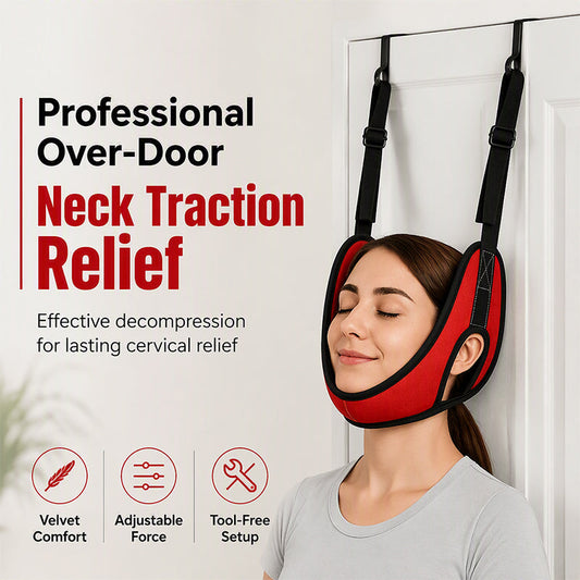 📢📢40 % DE RÉDUCTION !! ⏰Appareil de traction cervicale sur porte pour soulager les douleurs au cou