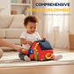 📢📢40 % DE RÉDUCTION !! ⏰Maison de Ferme Interactive en Peluche – 6 Zones d'Exploration & Marionnettes Animaux for Apprendre en Jouant 🚜✨