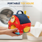 📢📢40 % DE RÉDUCTION !! ⏰Maison de Ferme Interactive en Peluche – 6 Zones d'Exploration & Marionnettes Animaux for Apprendre en Jouant 🚜✨