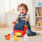 📢📢40 % DE RÉDUCTION !! ⏰Maison de Ferme Interactive en Peluche – 6 Zones d'Exploration & Marionnettes Animaux for Apprendre en Jouant 🚜✨
