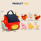 📢📢40 % DE RÉDUCTION !! ⏰Maison de Ferme Interactive en Peluche – 6 Zones d'Exploration & Marionnettes Animaux for Apprendre en Jouant 🚜✨