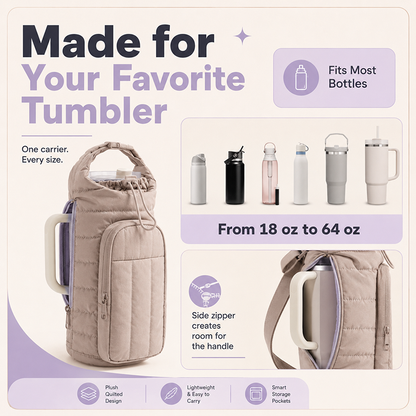 📢📢40 % DE RÉDUCTION !! ⏰Sac Porte-Bouteille d'Eau Portable avec Bandoulière