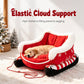 📢📢40 % DE RÉDUCTION !! ⏰ Répandez la Joie & Économisez Gros ! 🎄🎁 Lit Traîneau de Noël pour Animaux avec Coussin Amovible