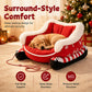 📢📢40 % DE RÉDUCTION !! ⏰ Répandez la Joie & Économisez Gros ! 🎄🎁 Lit Traîneau de Noël pour Animaux avec Coussin Amovible
