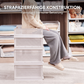 Stapelbarer Kleiderschrank-Organizer mit Schublade
