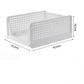 Stapelbarer Kleiderschrank-Organizer mit Schublade