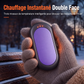 Chauffe-mains rechargeable magnétique détachable 2 en 1, mini chauffe-mains électrique USB portable