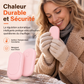 Chauffe-mains rechargeable magnétique détachable 2 en 1, mini chauffe-mains électrique USB portable