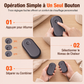 Chauffe-mains rechargeable magnétique détachable 2 en 1, mini chauffe-mains électrique USB portable