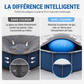 📢📢40 % DE RÉDUCTION !! ⏰Coussin d'Air Gonflable d'Hivernage pour Piscine – Protection Anti-Gel avec Cordes