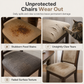 📢📢50% DE RÉDUCTION !! ⏰Housse extensible pour assise de chaise – Sans sangles, motif texturé élégant, protection et confort faciles à installer au quotidien 🌿