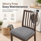 📢📢50% DE RÉDUCTION !! ⏰Housse extensible pour assise de chaise – Sans sangles, motif texturé élégant, protection et confort faciles à installer au quotidien 🌿