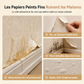 📢📢40 % DE RÉDUCTION !! ⏰ Papier peint texturé 3D – Épaissi & autocollant pour murs ✨