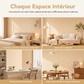 📢📢40 % DE RÉDUCTION !! ⏰ Papier peint texturé 3D – Épaissi & autocollant pour murs ✨