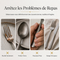📢📢40 % DE RÉDUCTION !! ⏰ Ensemble de Couverts 4 Pièces en Acier Inoxydable – Finition Miroir & Tranchant Micro-Dentelé for une Table Chic au Quotidien ✨🍽️