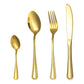 📢📢40 % DE RÉDUCTION !! ⏰ Ensemble de Couverts 4 Pièces en Acier Inoxydable – Finition Miroir & Tranchant Micro-Dentelé for une Table Chic au Quotidien ✨🍽️