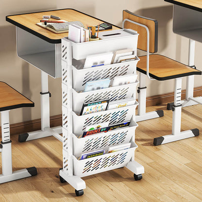 📢📢40 % DE RÉDUCTION !! ⏰Étagère bibliothèque mobile sur roulettes